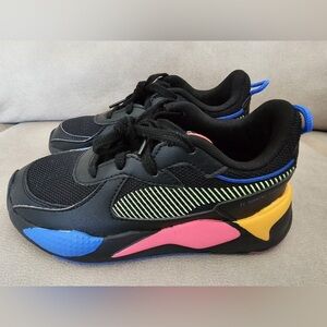 Sz 4c PUMA Leather Upper Lace Up Unisex Kids' Shoes